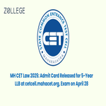MH CET Law 2025 Admit Card Released for 5 Year LLB at cetcell mahacet org Exam on April 28
